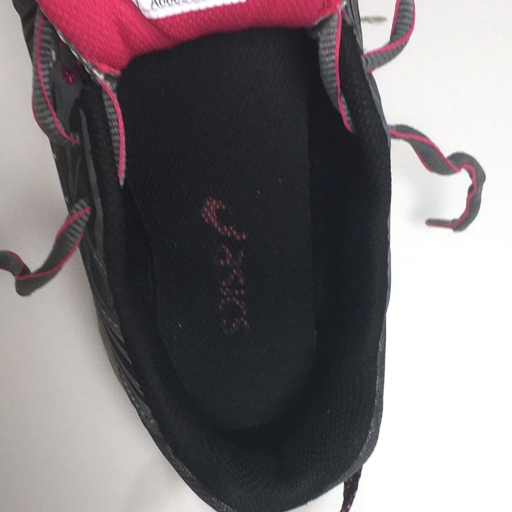 Asics Gel Venture 6 Trail Running Shoes Womens Size 7.5 D Wide Gray Pink T7G7N - Picture 10 of 11